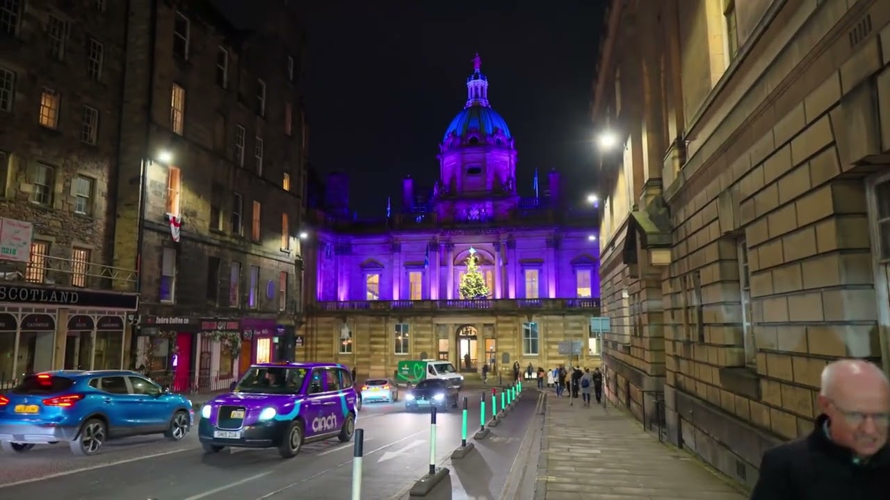 Edinburgh, Scotland | Night & Day Walking Funky Lofi Playlist 🎧| Relax & Chill & Study to