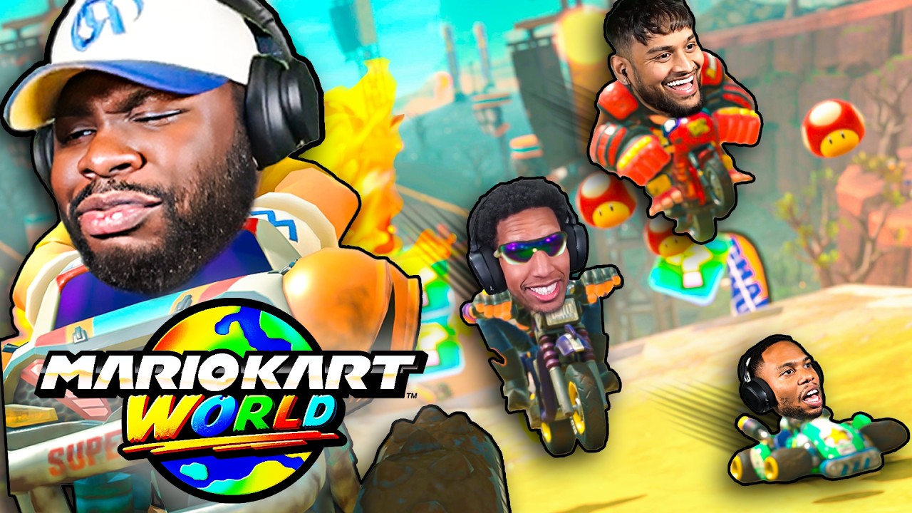 MARIO KART WORLD MIGHT BE KINDA LIT! (Knockout Mode w/ fans)