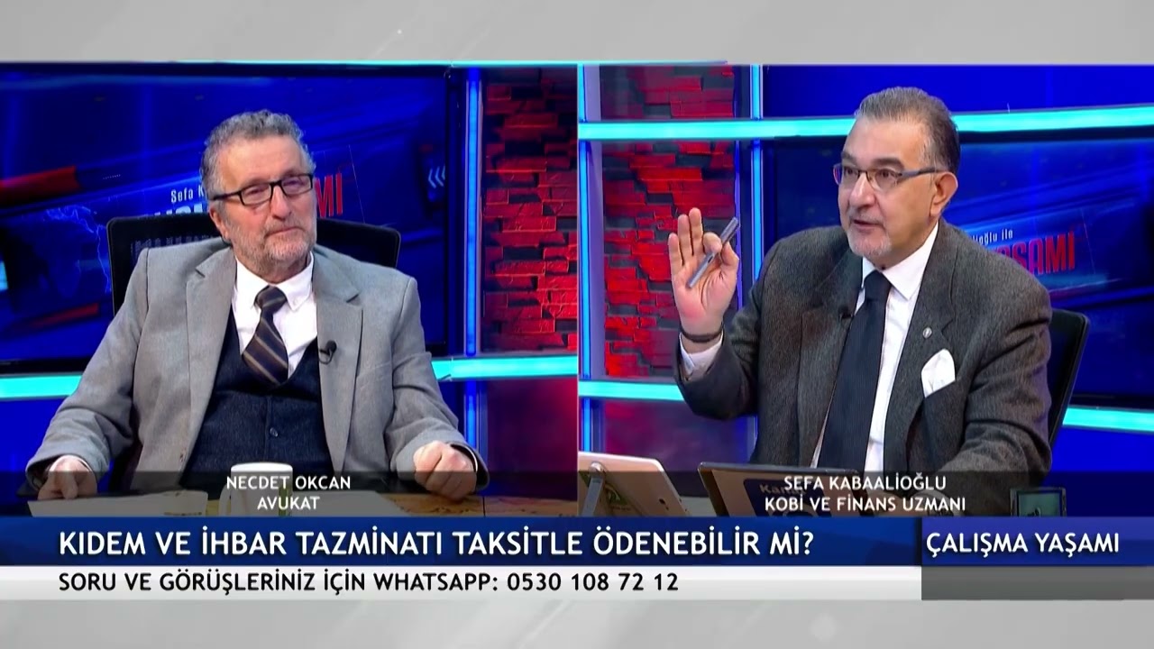 KIDEM VE İHBAR TAZMİNATI TAKSİTLE ÖDENEBİLİR Mİ? ÇALIŞMA YAŞAMI | Sefa Kabaalioğlu - Necdet Okcan