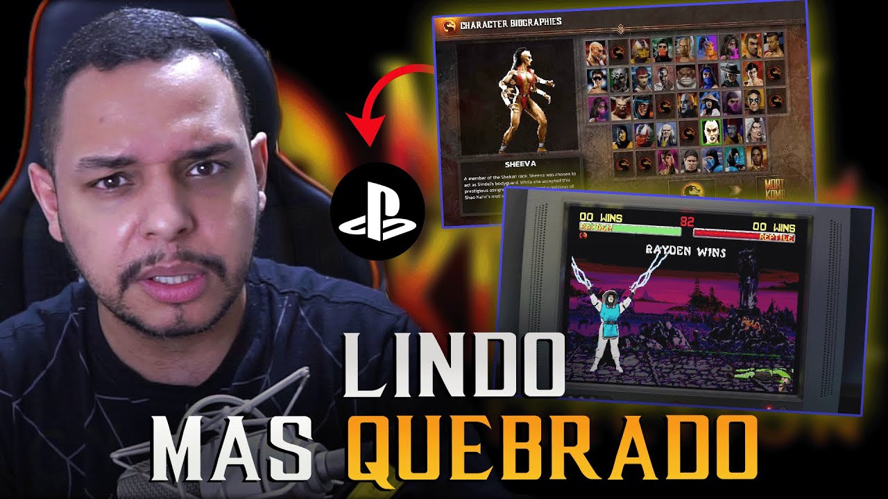 T&Aacute; RUIM! SPEED DESTRINCHA MORTAL KOMBAT: LEGACY KOLLECTION NO PS5!