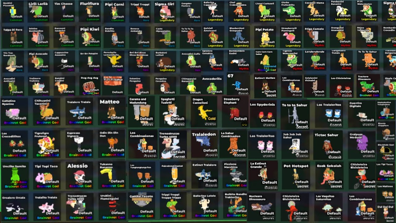 Collected all kinds of secret brain mold 