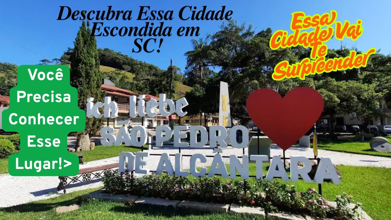 São Pedro de Alcântara: A Primeira Colônia Alemã de SC que Você Precisa Conhecer! Fé e Natureza.