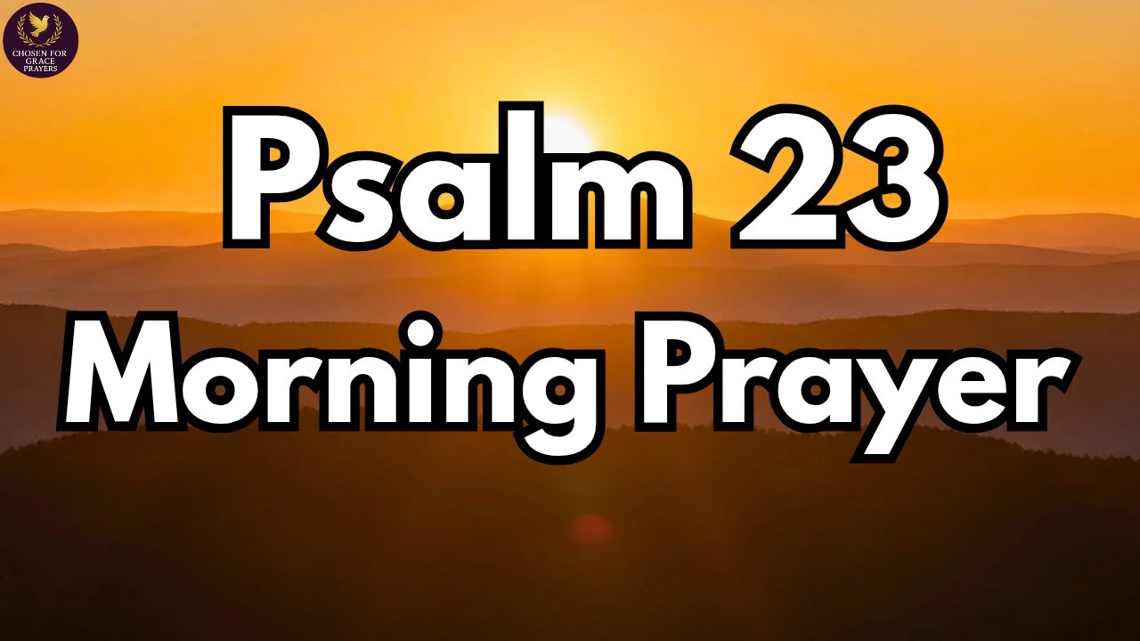 Say Psalm 23 Before You Start Your Day| Powerful 11 Minutes Morning Prayer.
