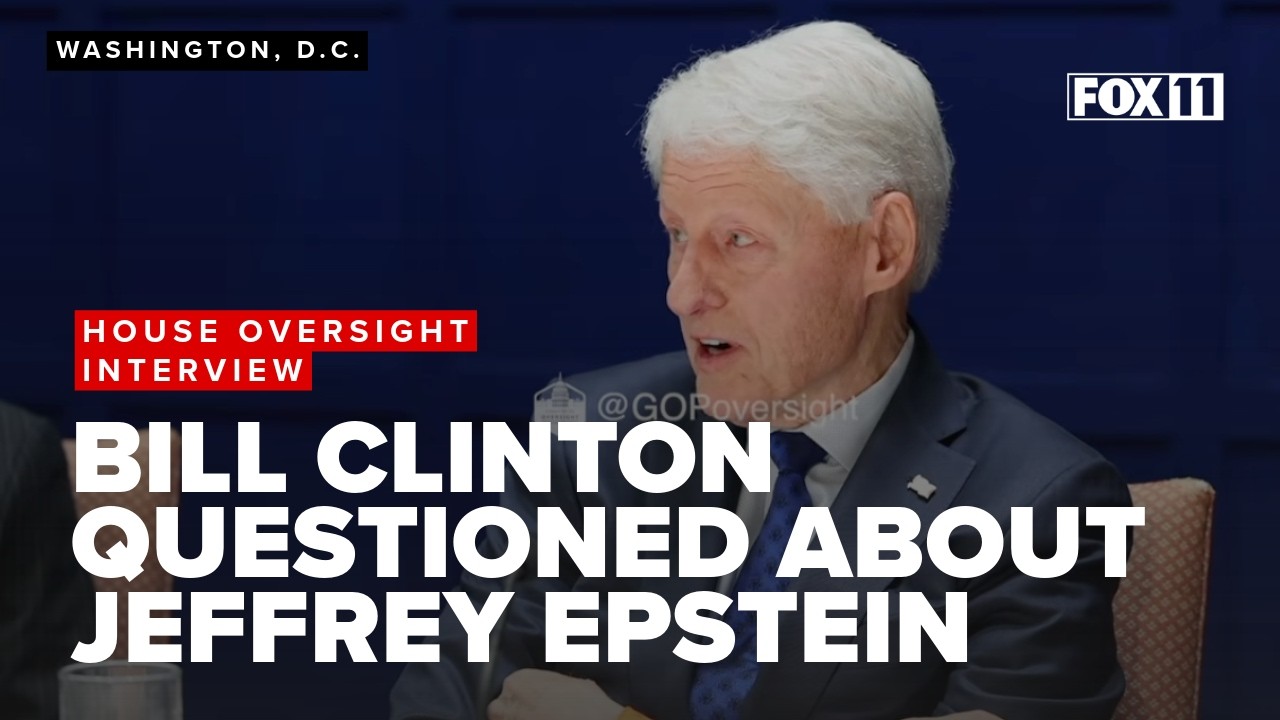 Jeffrey Epstein investigation: Lawmakers release FULL INTERVIEW with former President Bill Clinton