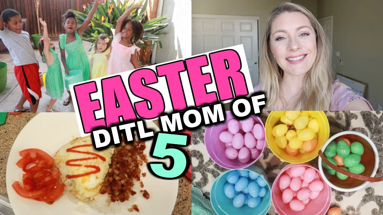 EASTER 2020 VLOG IN QUARANTINE I DAY IN THE LIFE OF A STAY AT HOME MOM OF 5 KIDS