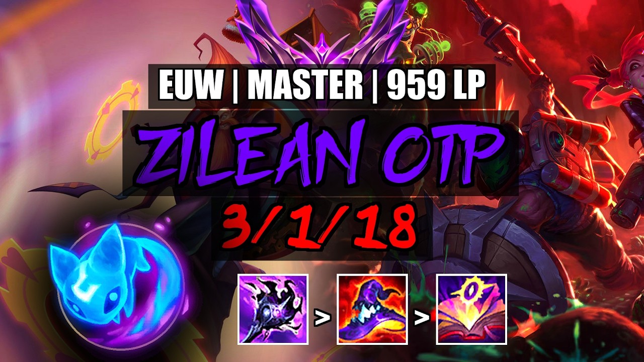 Zilean OTP vs Jinx/Nami ADC 3/1/18 | EUW Master 959LP