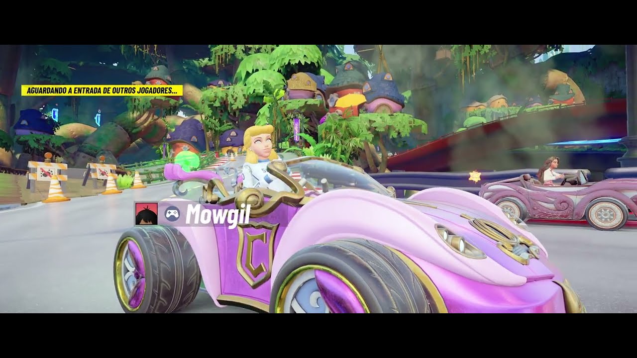 Jogando um DisneySpeedstorm Passe do Maui Fazendo Missões