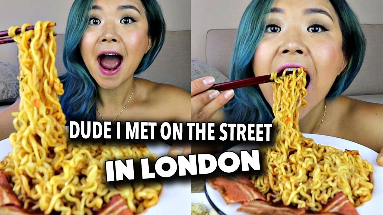 MALA FIRE NOODLE MUKBANG + STORYTIME (Vegan Eating Show)