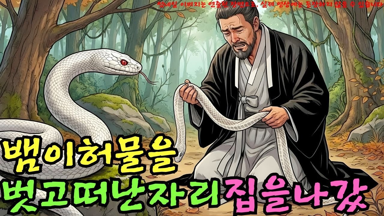 👌잠자기전 듣는 옛날이야기 1시|뱀이 허물을 벗고 떠난 자리 — 집을 나갔던 아이가 믿기 힘들 만큼 성공해 돌아온 놀라운 이야기ㅣ옛날이야기 ㅣ민담 ㅣ오디오북ㅣ전설ㅣ설화 ㅣ야담