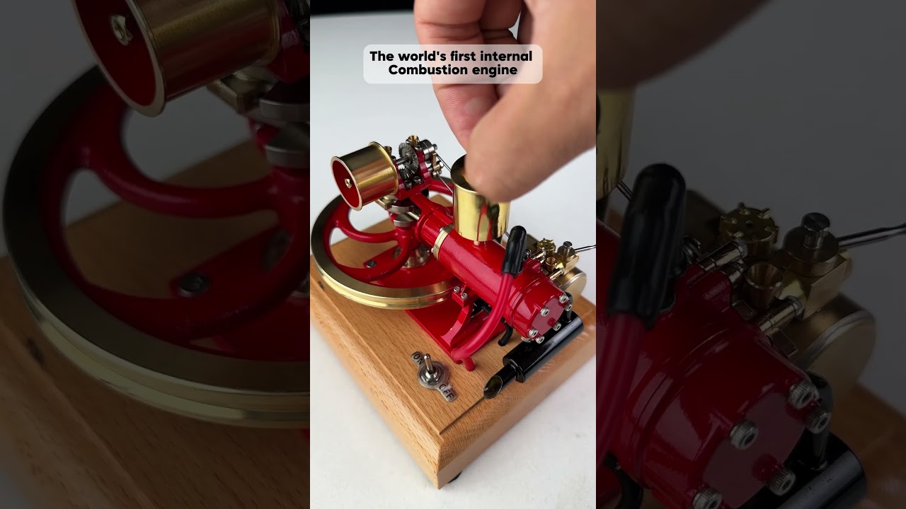 The world&rsquo;s first internal combustion engine #enginemodel #vortrixe #miniengine