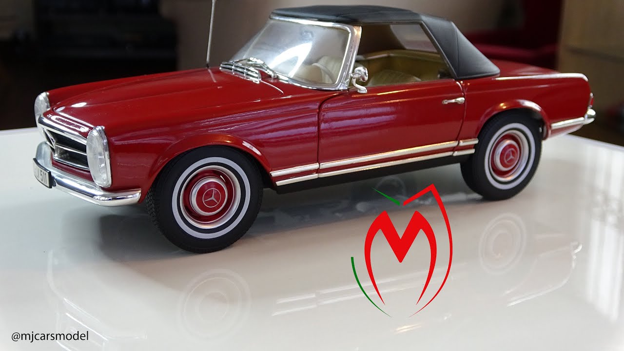 Review // Mercedes Benz 280SL Pagoda by Norev models 1/18 scale.