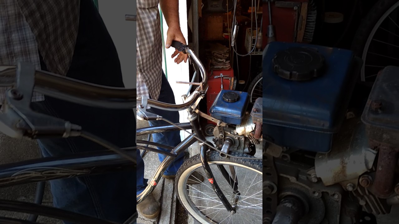 Wade Made Motorized Mayhem: Homemade front wheel Friction drive motorized bicycle