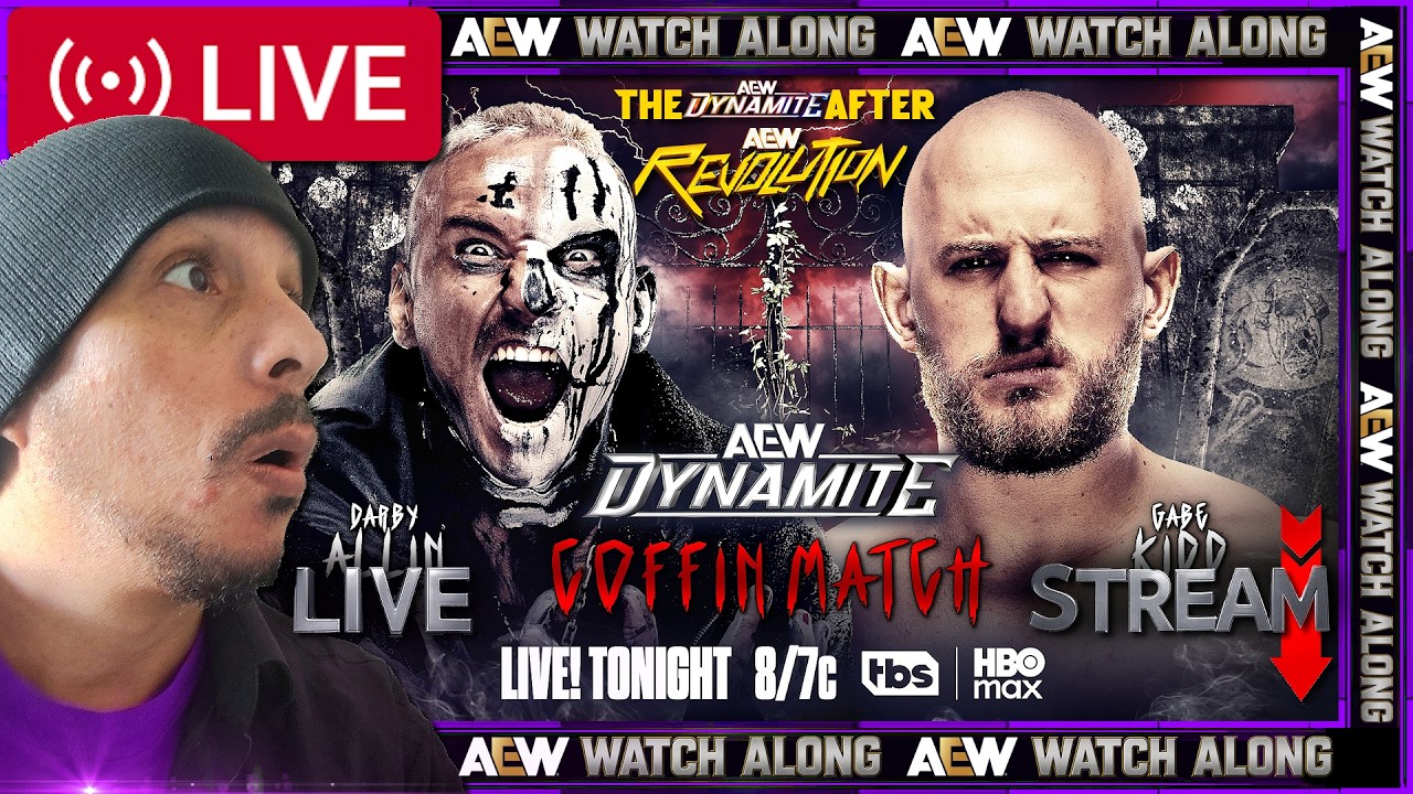 AEW DYNAMITE Live Stream 🔴 Darby Coffin Match! Watch Along, Reaction & Review [March 18 2026]