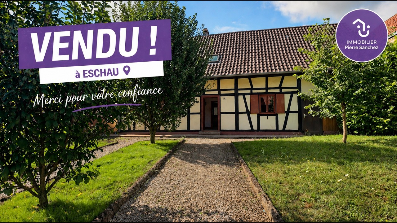 C'est vendu - Eschau, maison avec jardin