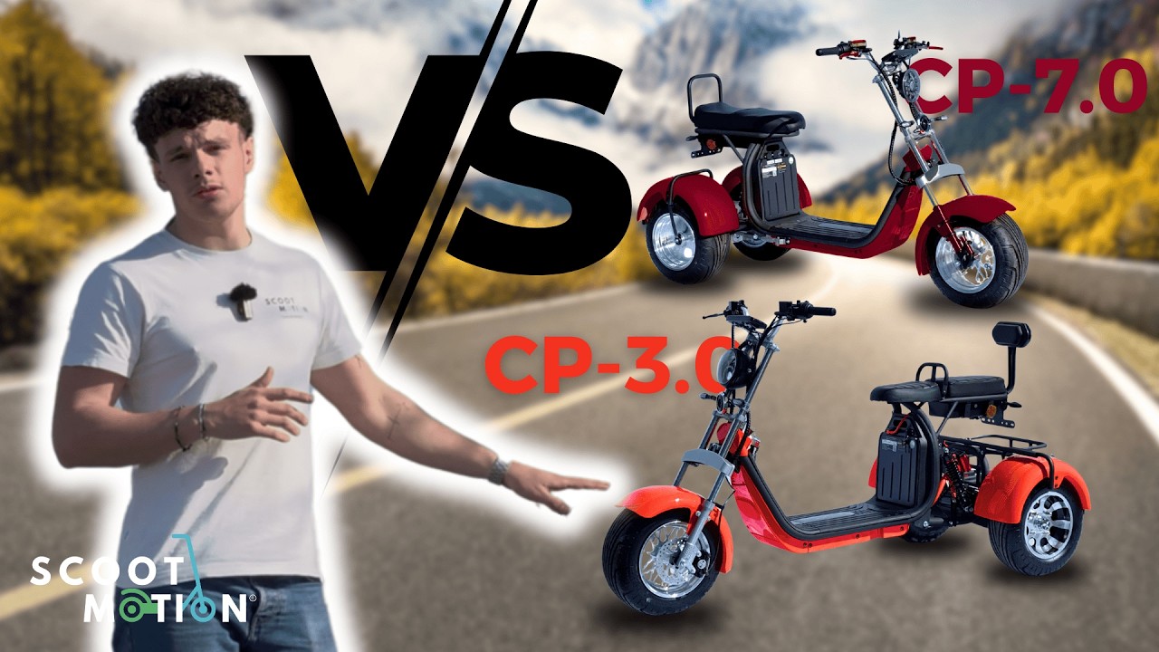 COMPARAISON DES DEUX CITYCOCO 3 ROUES  ! CP-3 VS CP-7 #automobile #moto #vs