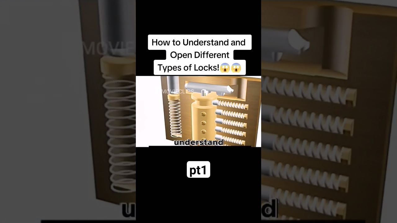 How to understand the different types of locks! 🤖 #tiktokusa #youtubeusa #funny science #moveclip
