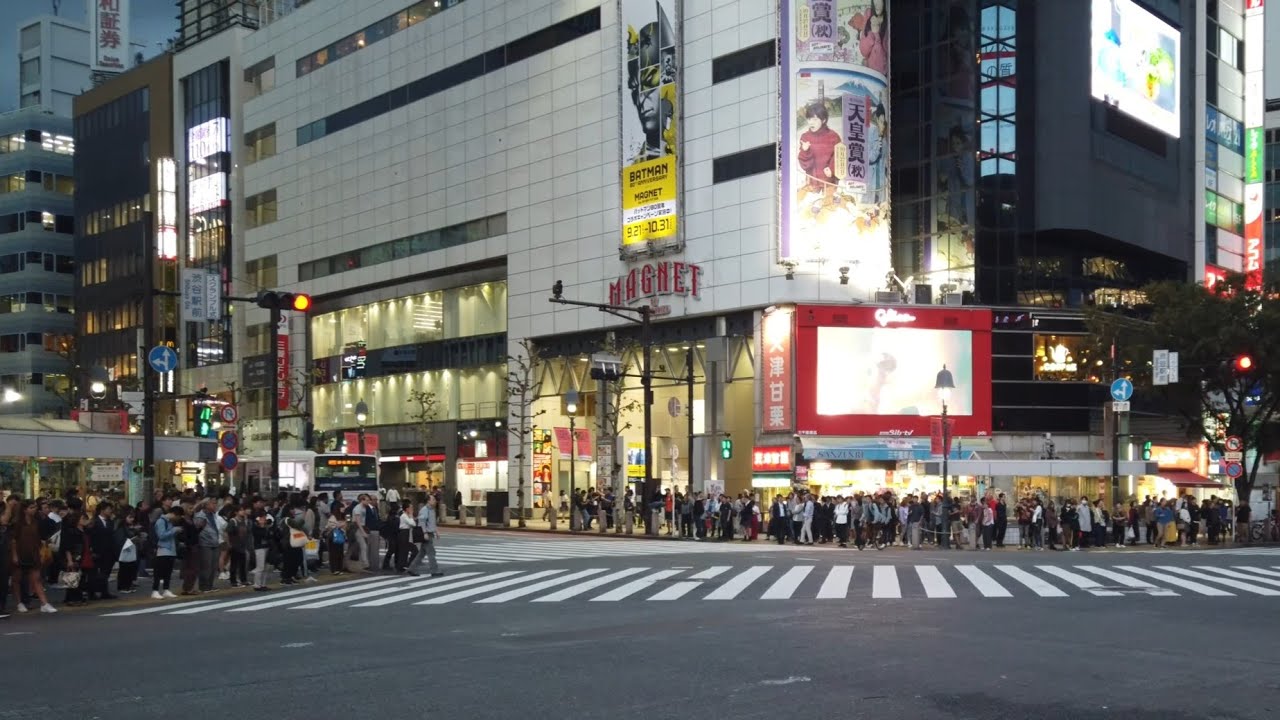 4K Walk - Tokyo, Shibuya and Harajuku 