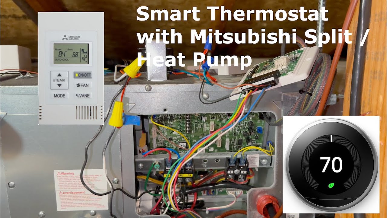 Nest Thermostat Install with Mitsubishi Split System (PAC-US444CN-1)