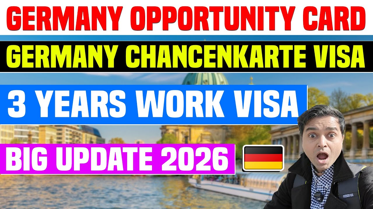 Germany Opportunity Card 3 Year Work Visa BIG UPDATE | Move Germany without Job | Apply Chancenkarte