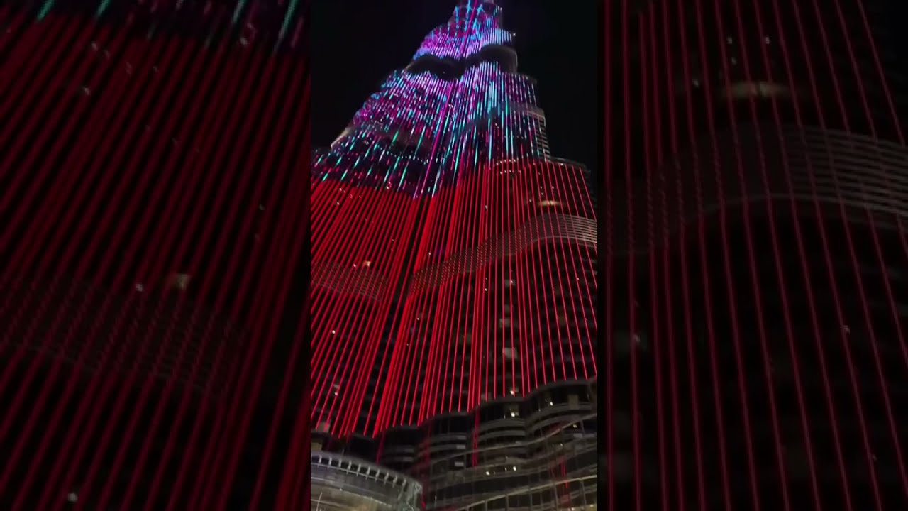 Burj Khalifa night view | Burj Khalifa | Burj Khalifa status | Burj Khalifa video #shorts
