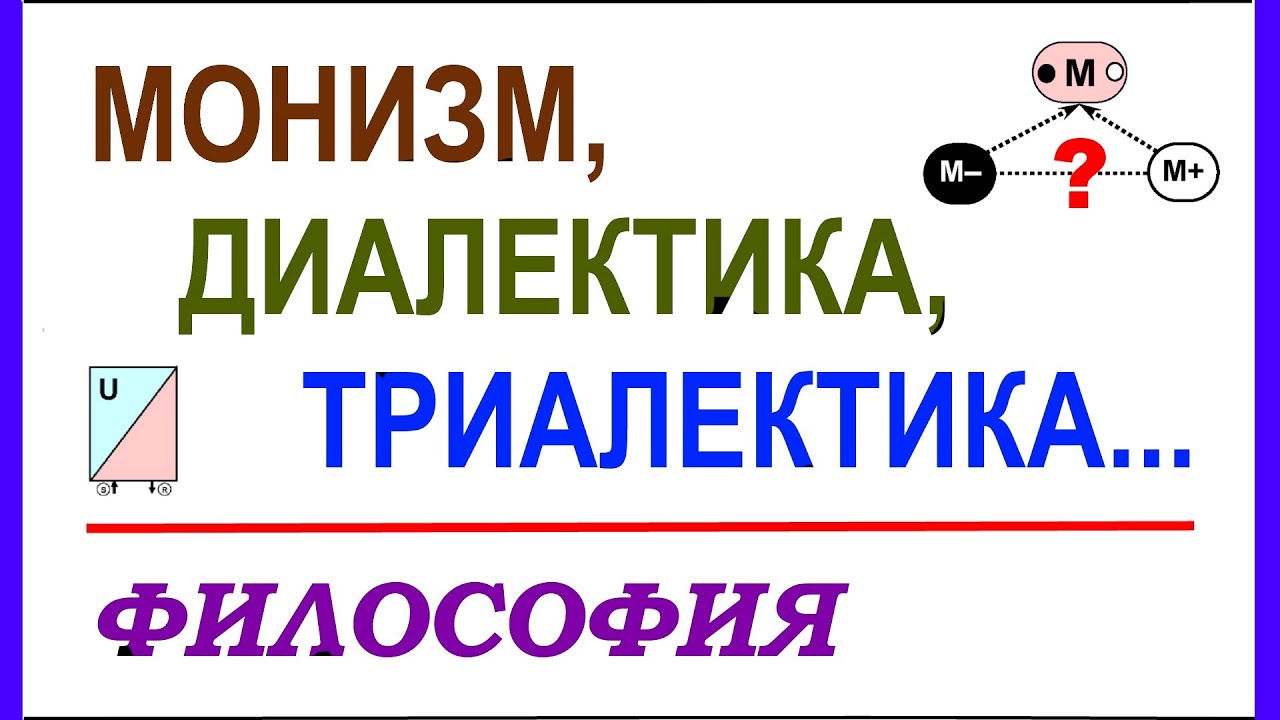 07-01. МОНИЗМ, ДИАЛЕКТИКА, ТРИАЛЕКТИКА - СИСТЕМНАЯ СТРУКТУРА ФИЛОСОФСКИХ УЧЕНИЙ
