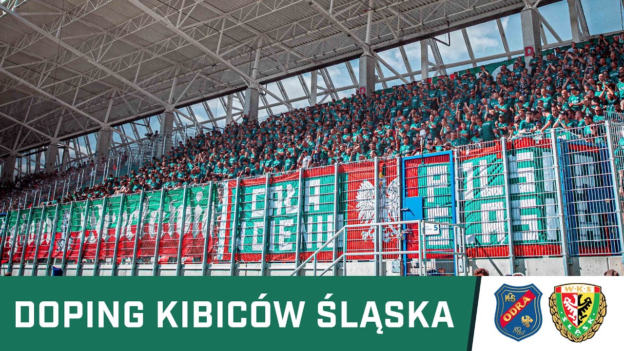 KIBICE: Doping kibiców Śląska w Opolu