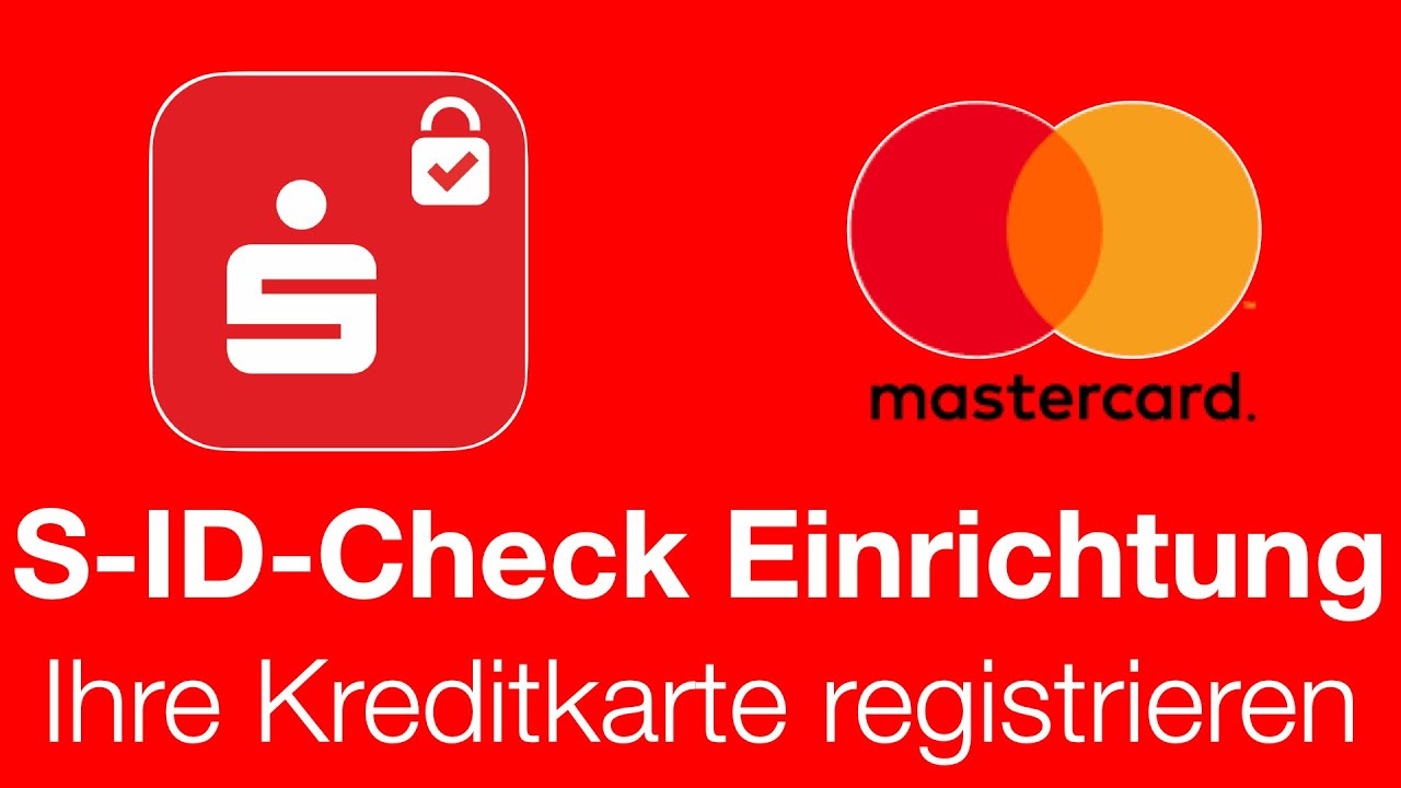 Setting up the S-ID Check app | Registering your credit card for the S ID Check