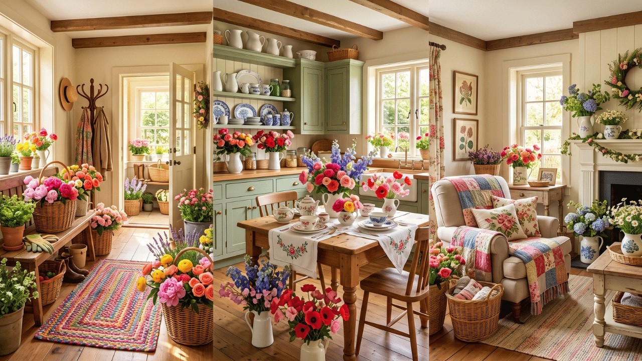 🌿 COLLECTED, NOT CLUTTERED: COTTAGE FARMHOUSE IDEAS FOR ANTIQUES, FLORALS & OLD TREASURES 🕰️