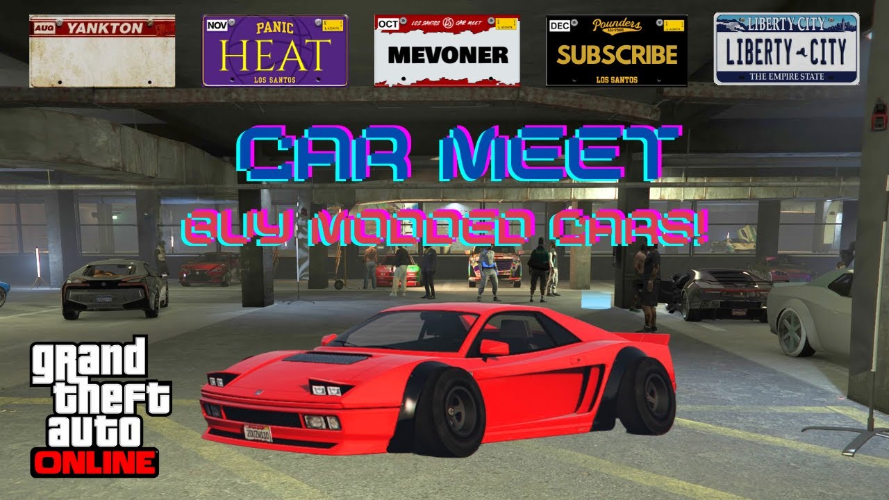 GTA 5 Online - LS Car Meet Buy NEW MODDED CARS! LIVE! {PS5} - JOIN IN!