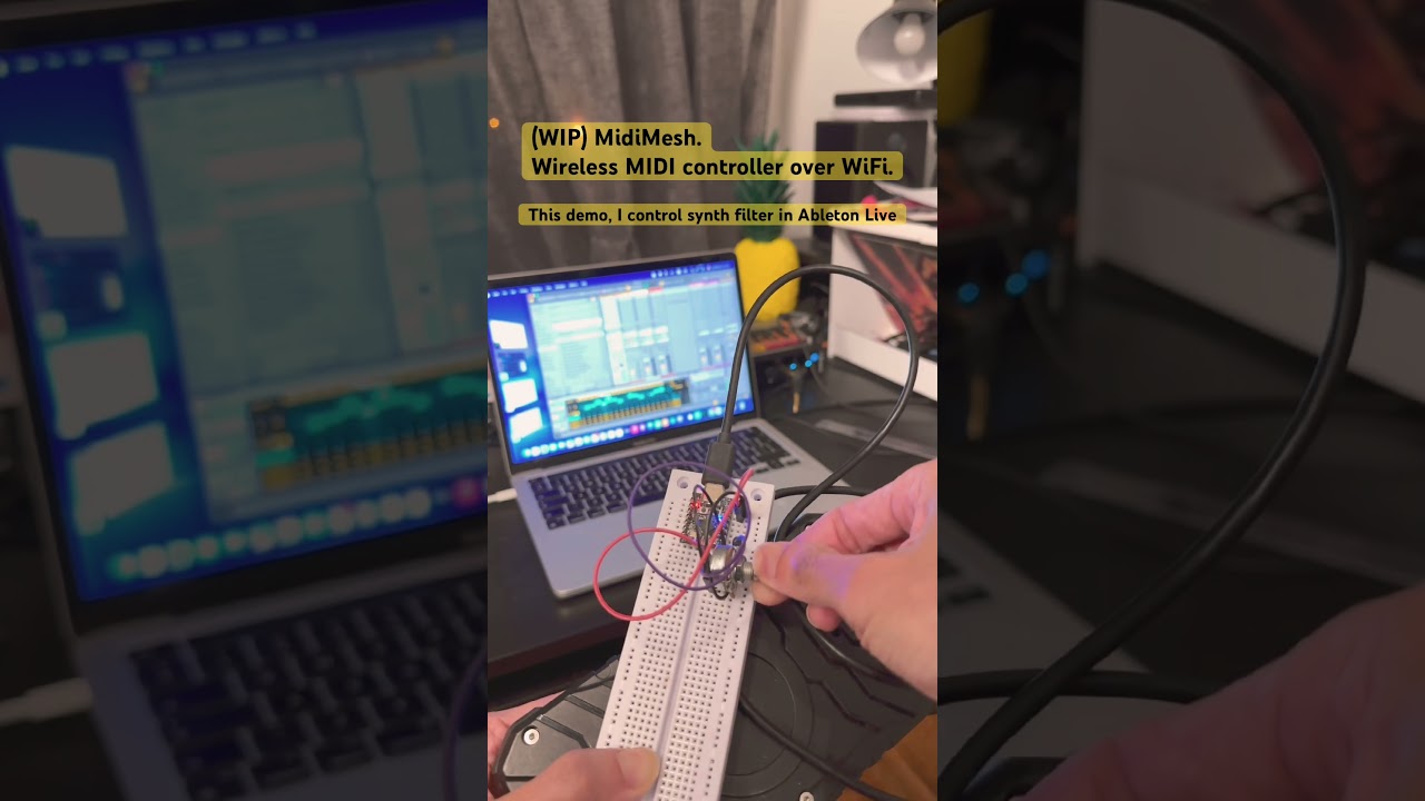 A new progress of my WiFi MIDI controller. Firmware is written in Elixir. 