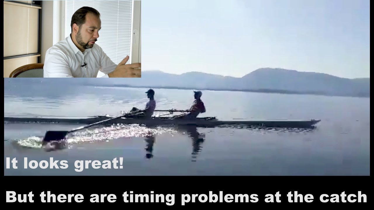 Great Junior Pair with classic timing problems at the catch (Marathon part 1 of 6)