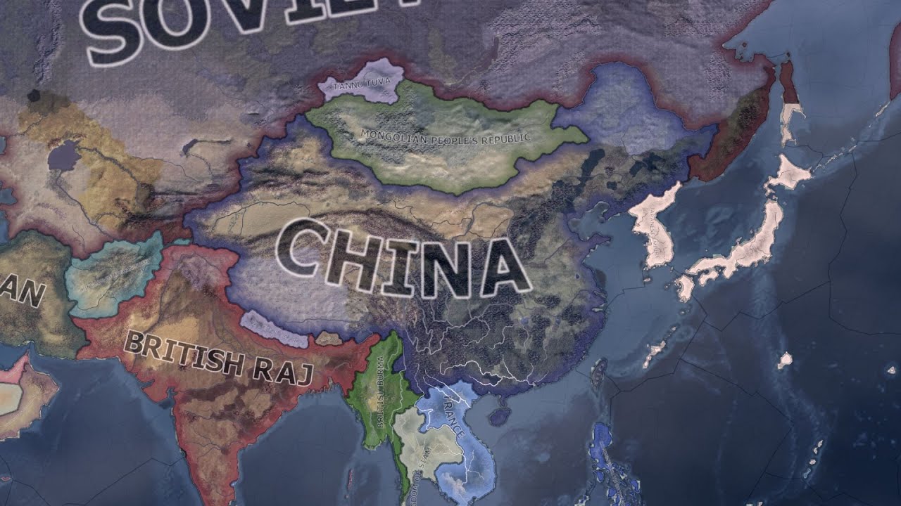 HOI4 Timelapse - What if China was unified in 1936?