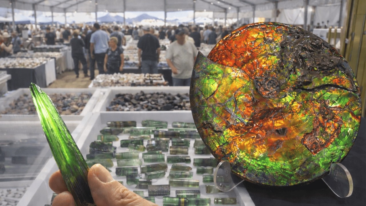 Tucson Gem Show 2026; 22nd St! 22nd St Gem & Mineral Show! 4K