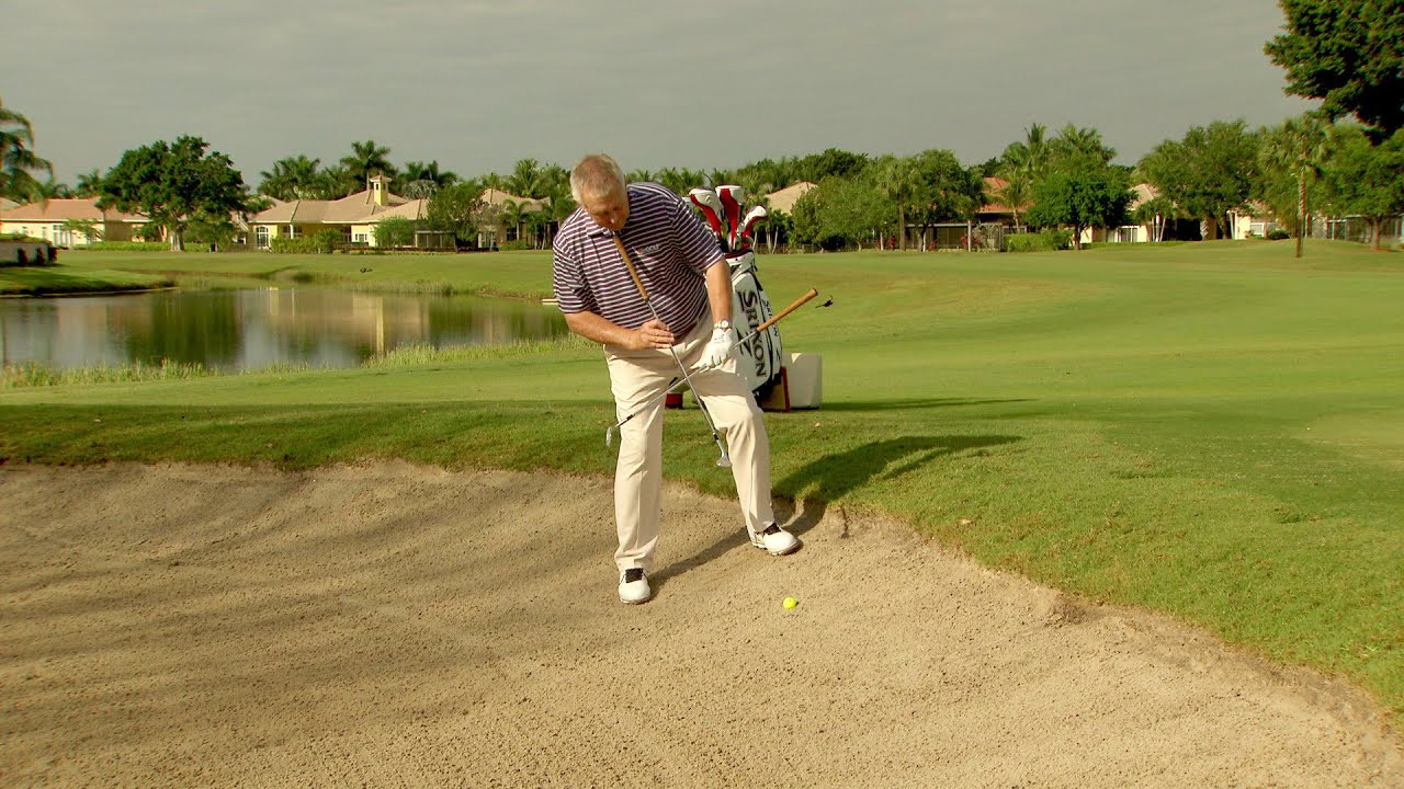 School of Golf: Uphill Lie in the Bunker | Golf Channel