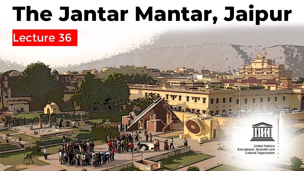 UNESCO World Heritage Site, The Jantar Mantar at Jaipur, 18th century astronomical observation site