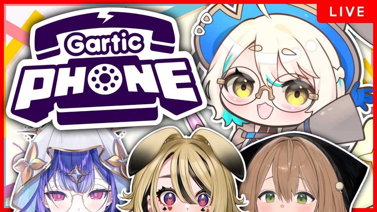 GARTIC PHONE ft. @LeiaMemoria @NonAnon @TabbyRagtan
