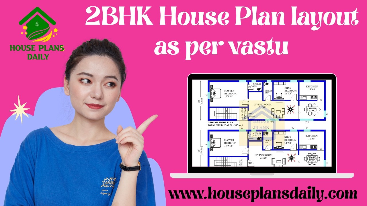 2BHK House Plan layout as per vastu | Small House Design Ideas #2BHKHousePlan #VastuHousePlan #house