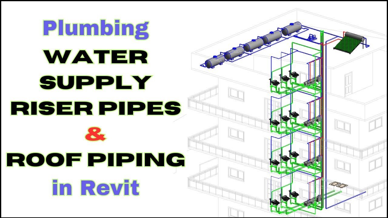 Revit Plumbing Water Supply Risers | Revit Plumbing Tutorial |#revit  #revitmep #plumbing
