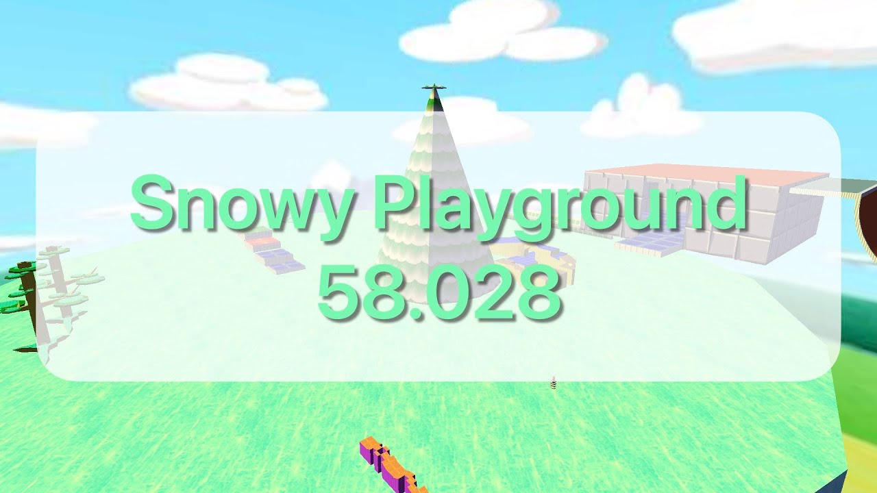Marble Blast Advent Calendar 2024 - Day 3: Snowy Playground (58.028)