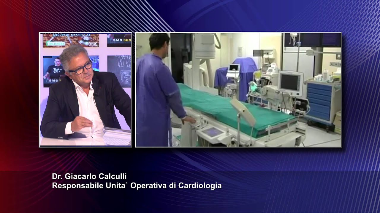 Laboratorio di Emodinamica interventistica Ospedale di Matera.Con il dott. Giancarlo Calculli