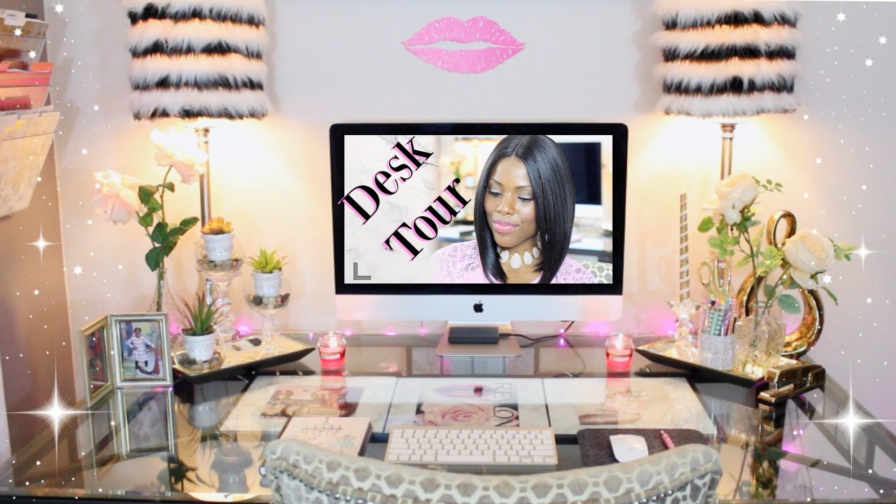 ♥ Glam Home ♥ Desk Tour 2016 ♥ GlamEverything