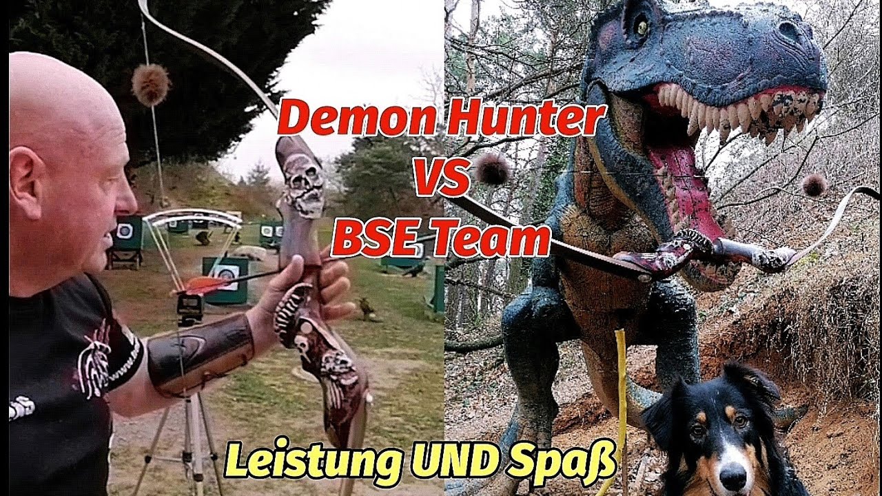 Teil 1 - Demon Hunter vs Bogensport Extrem Team. Leistung UND Spaß im 3D Parcours. 3D Archery Sport