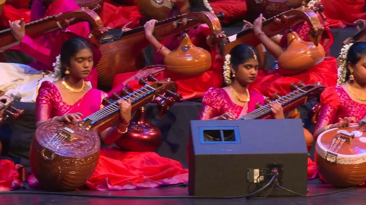 Gayathri Manthram - Veena Varshini 60 Veena ensemble- Veenalayam School of Music, Canada