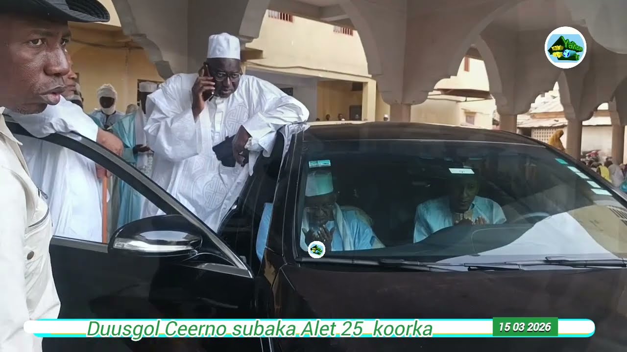#Madina Gounass 25 après la prière de Fajr le Khalifa est de retour à la maison 15 mars 2026#