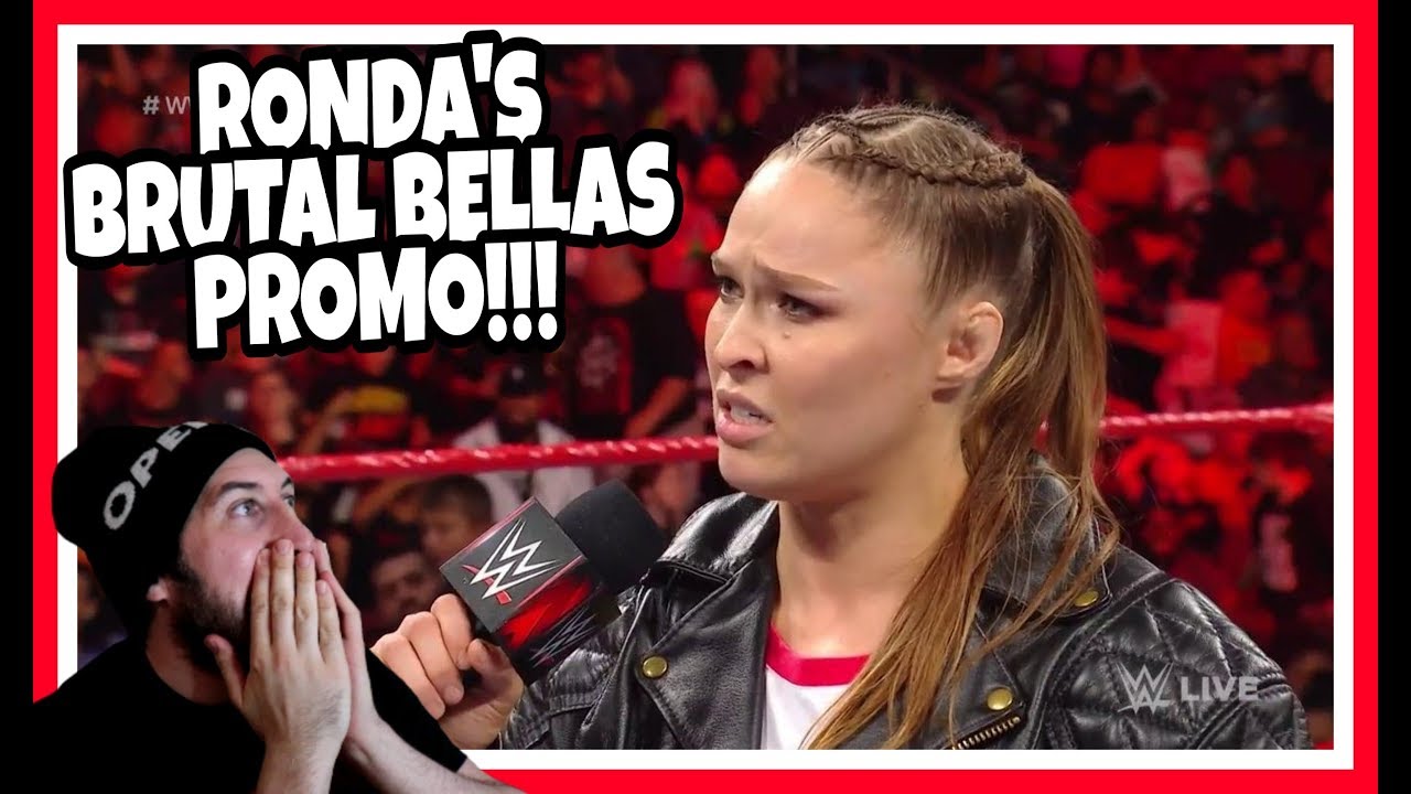 REACTION | RONDA ROUSEY'S WWE RAW PROMO | WWE RAW October 15th 2018