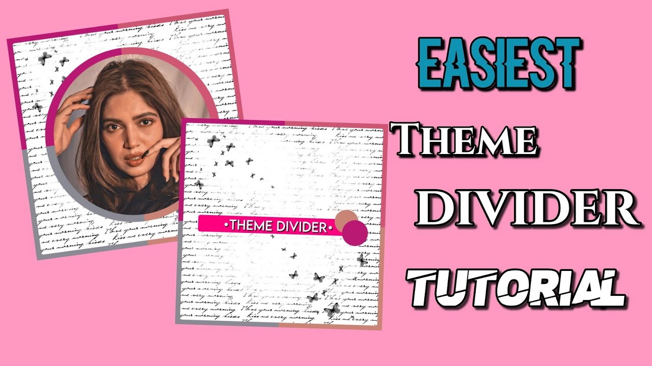 Easy Theme Divider tutorial ❤️