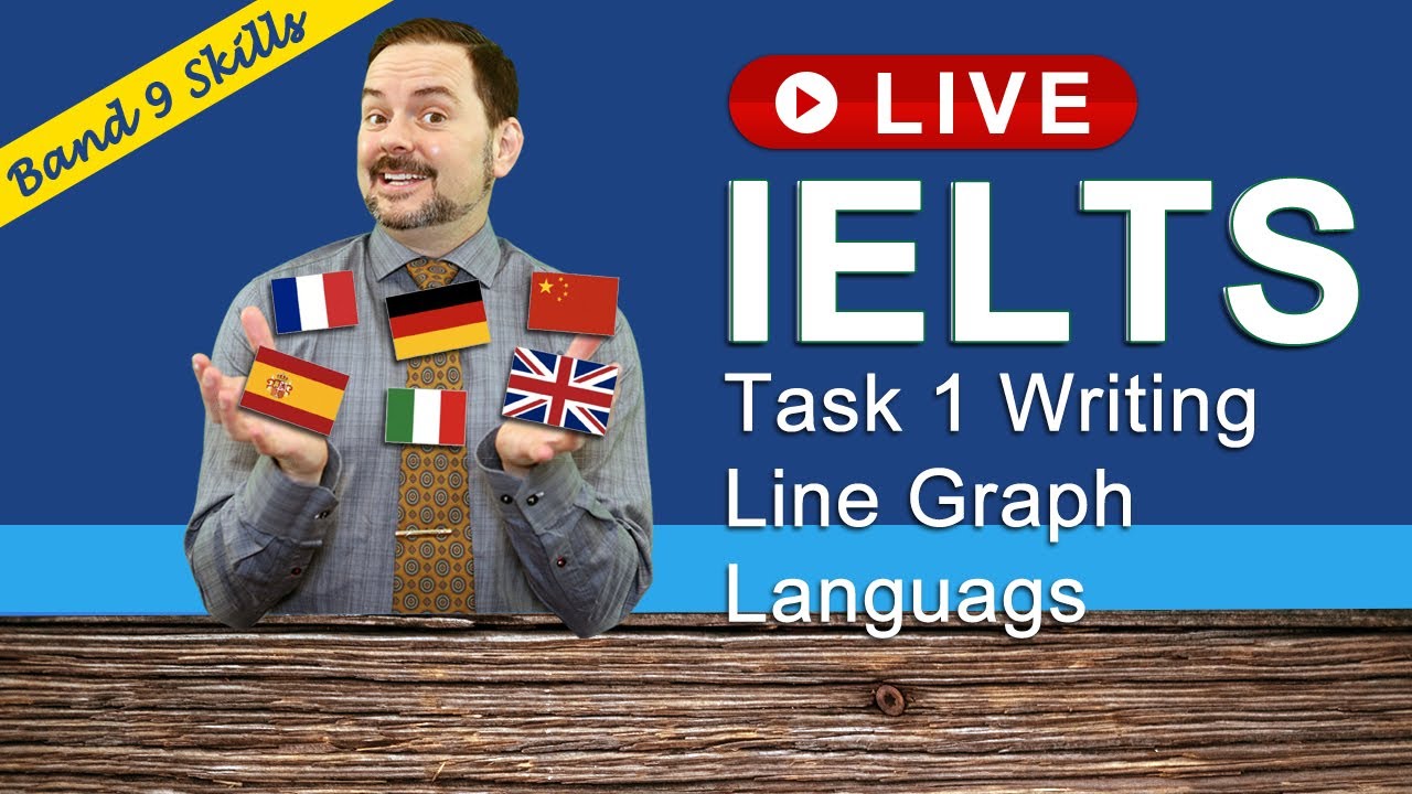 IELTS Live - Task 1 Writing a Band 9 Line Graph