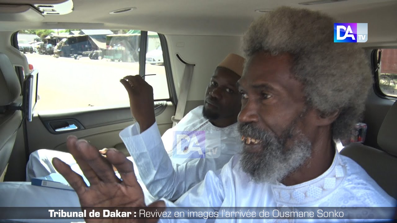 Tribunal de Dakar : Revivez en images l'arrivée de Ousmane Sonko