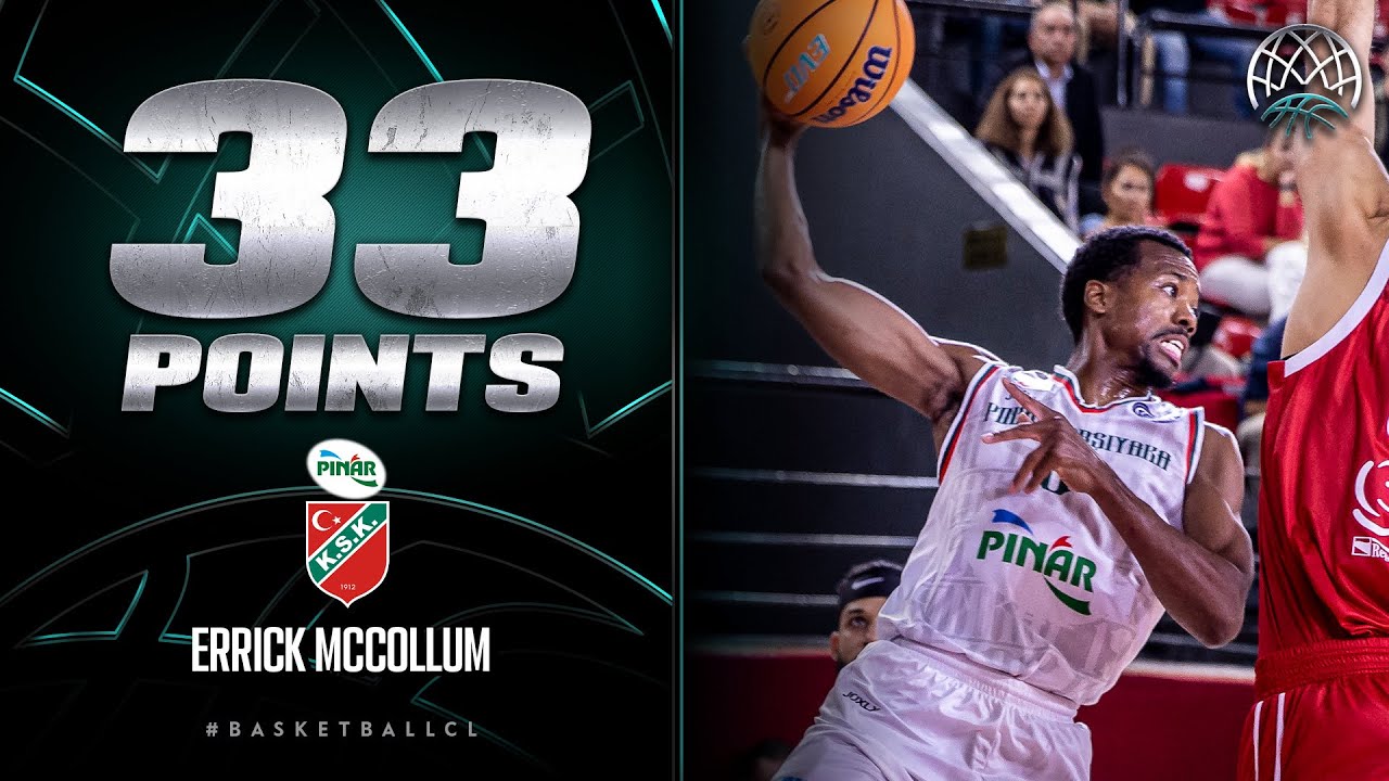 Errick McCollum is on FIRE! 🔥 | Basketball Champions League 2022/23