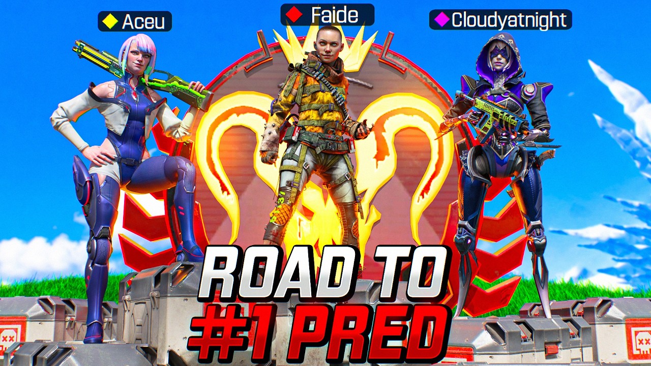 Путь к 1-му месту в ранге Apex Predator при участии Aceu и Cloudy